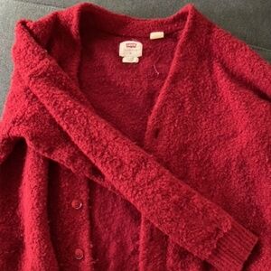 Levi's Oversized Red Sweater